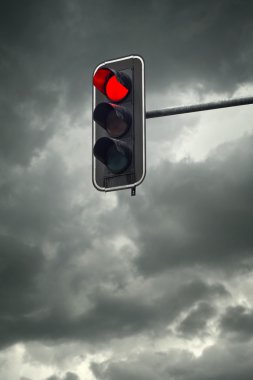 ışık, kırmızı trafik ışığı durdur