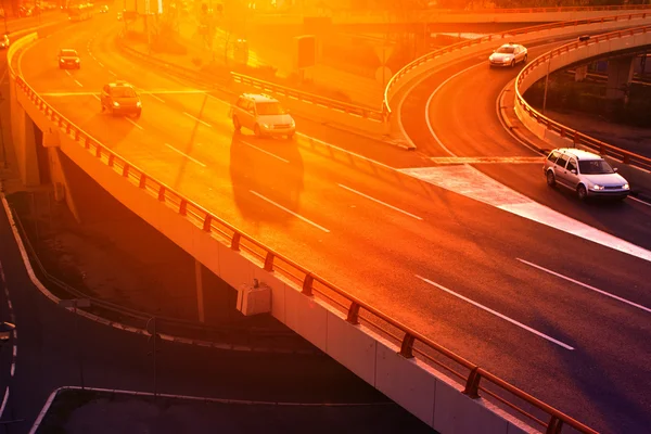 Highway in the late afternoon — Stock Photo, Image