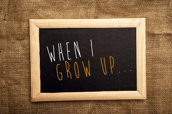 When I grow up — Stock Photo, Image