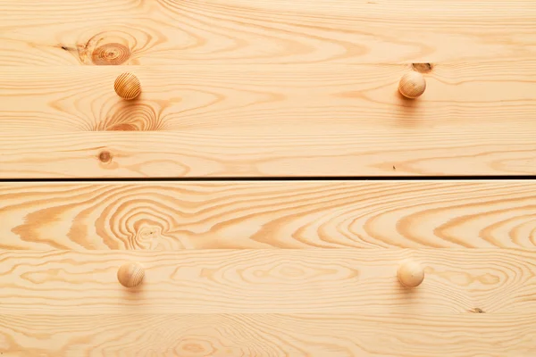 Gavetas de armário de madeira — Fotografia de Stock