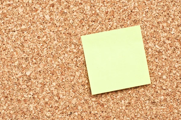 Cork board with Note Paper — Stock Photo, Image