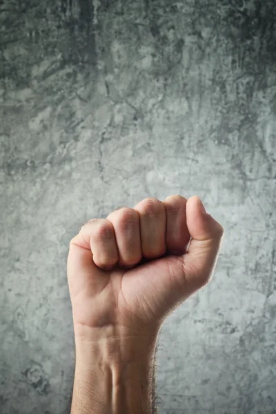 Verhoogde vuist voor protest — Stockfoto