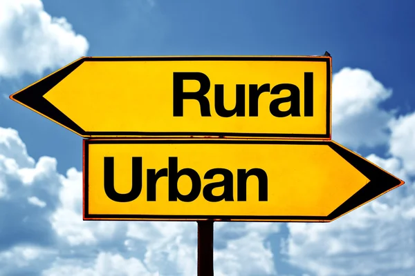 Rural or urban — Stock Photo, Image