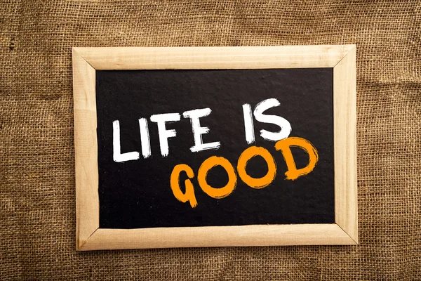Život je dobrý. — Stock fotografie