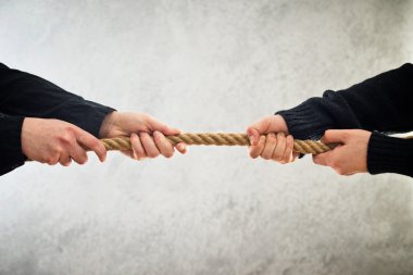 karşı taraf için ip çekerek el