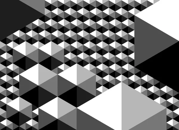Abstrakt geometriskt mönster som monokrom bakgrund — Stockfoto