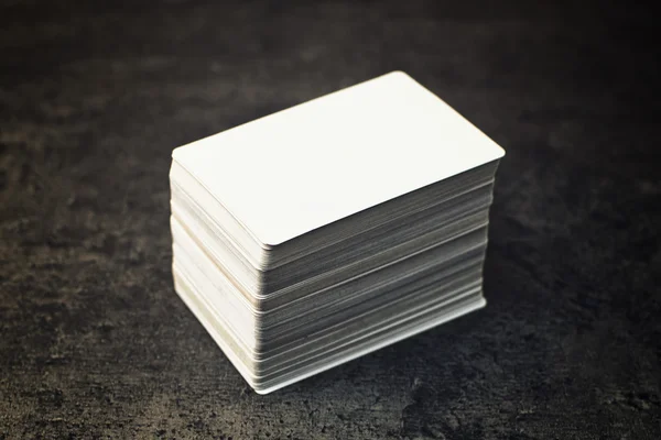 Business cards with rounded corners — Stock Photo, Image