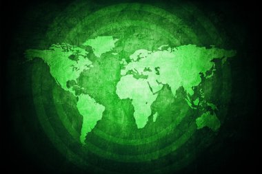 yeşil dünya haritası