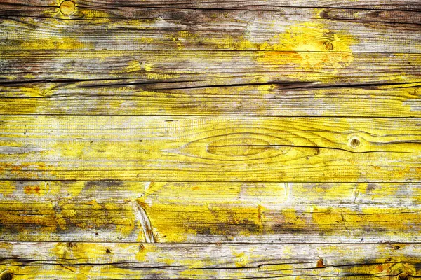 Yellow wood background — Stock Photo, Image