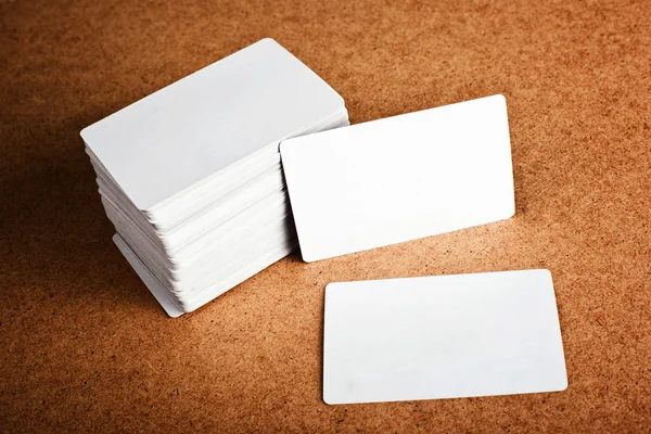 Business cards with rounded corners — Stock Photo, Image