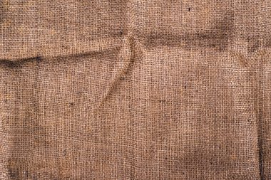 eski kirli kahverengi patates çuvalı dokusuna.