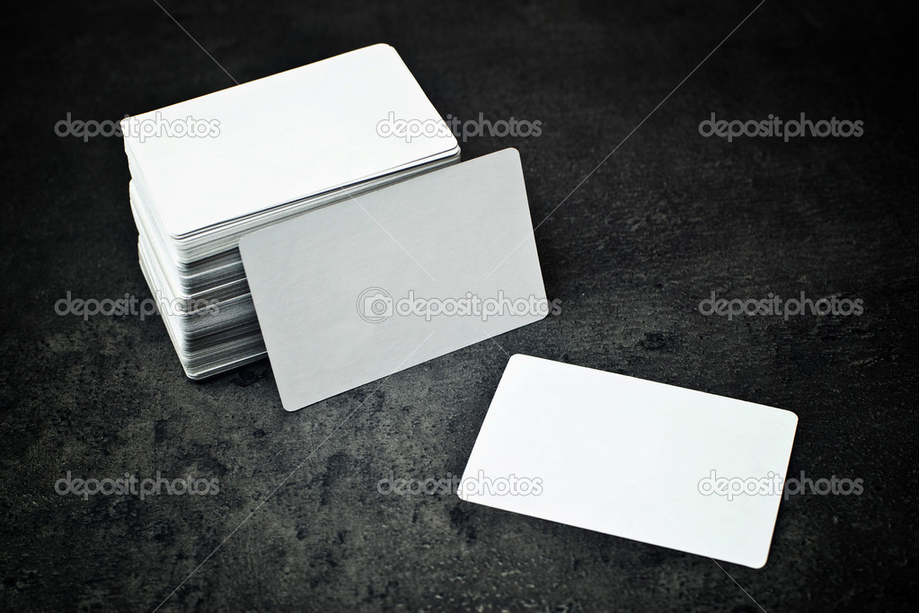 Business cards with rounded corners