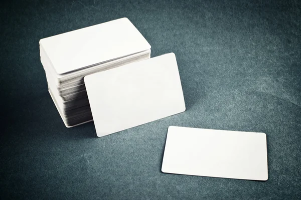 Business cards with rounded corners — Stock Photo, Image