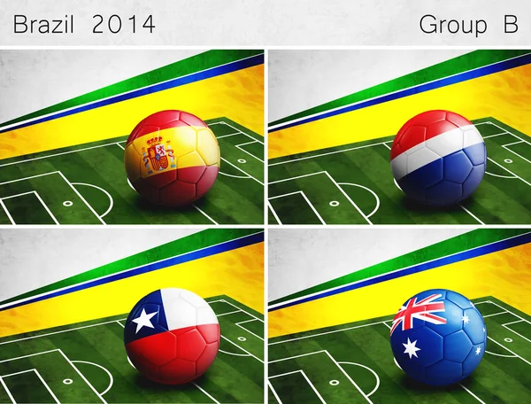 Brasil 2014, grupo B —  Fotos de Stock