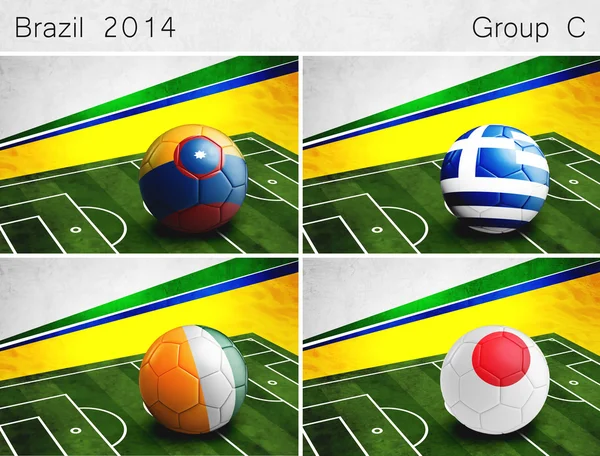 Brasil 2014, grupo C —  Fotos de Stock