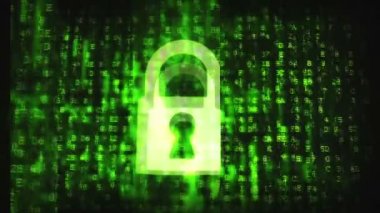 Güvenlik kodu soyut resim kırık. parola koruması kavramsal görüntüleri. 1920 x 1080, 1080p, hd, yüksek çözünürlük görüntüleri.