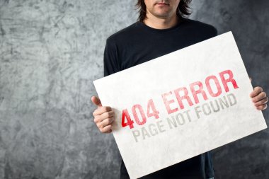 404 Hata, Sayfa bulunamadı