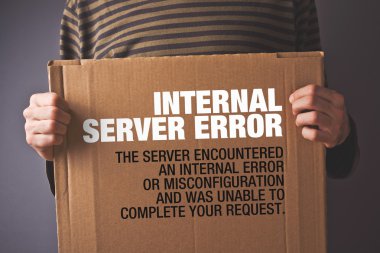 http hata 500 sunucu hatası sayfası kavramı