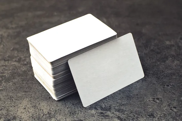 Business cards with rounded corners — Stock Photo, Image