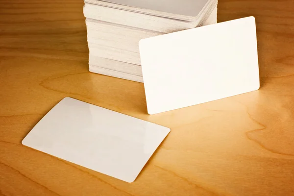 Business cards with rounded corners — Stock Photo, Image