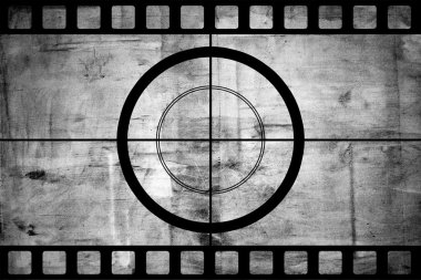 geri sayım kenarlıklı Vintage film film şeridi