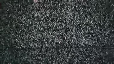 detone tv ekranı. arka plan olarak TV gürültü. 1920 x 1080 full hd ayak.