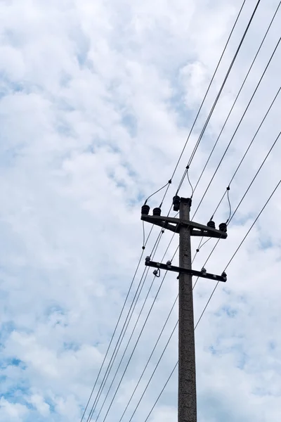 Electric pole — Stockfoto