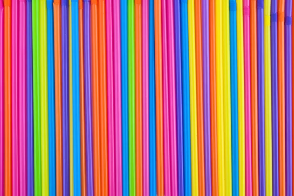 Drinking straws as colorful background. — Stock Photo, Image