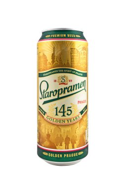Staropramen bira olabilir, özel 145 jubilee altın baskı