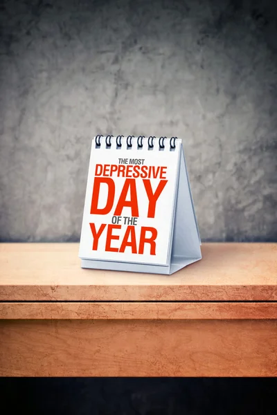 Der depressivste Tag des Jahres — Stockfoto