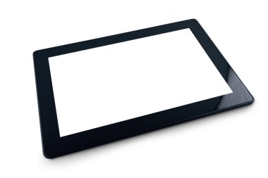 beyaz zemin üzerine genel tablet pc