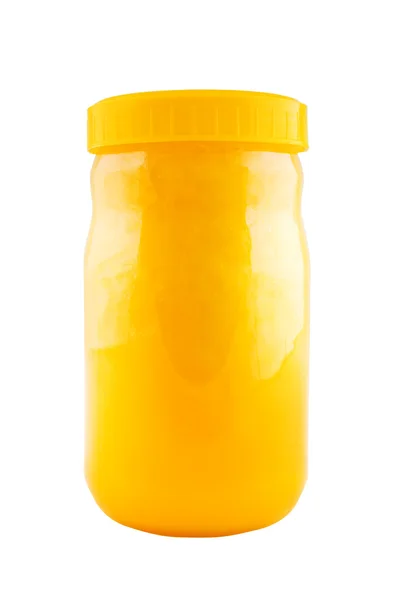 Jar of Bee Honey — Stock Photo, Image