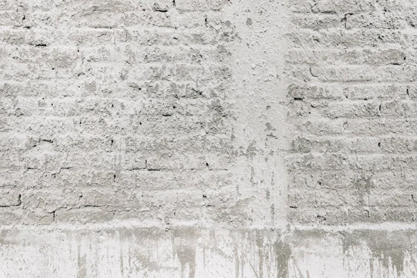 Textuur Van Oude Bakstenen Muur Bespoten Met Stucwerk Mortel Als — Stockfoto