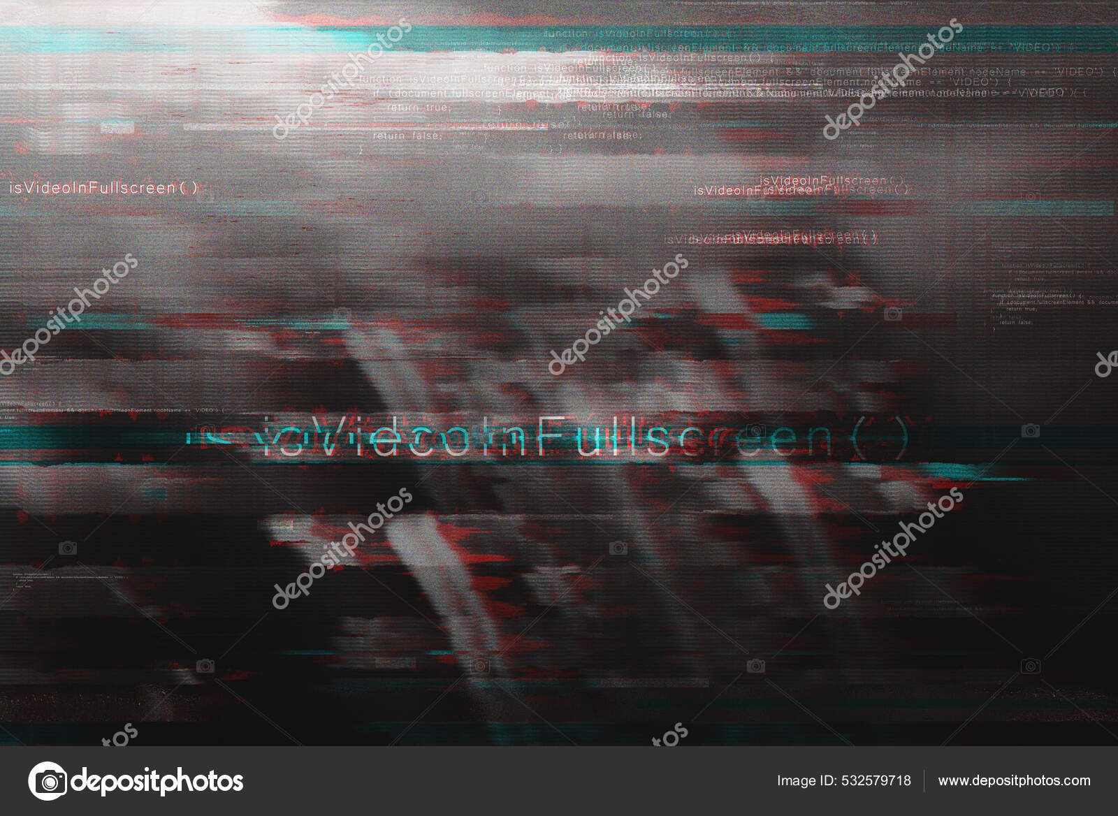 Glitch Background - Stock Motion Graphics