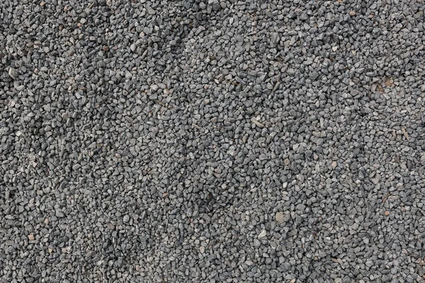 Gray Gravel Background Top View Texture Small Rocks — Stock Photo, Image