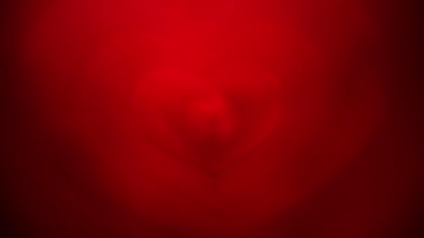 Pulsating Heart Background Valentine Day Holiday Abstract Animation — 图库视频影像