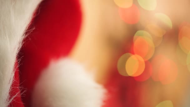 Vertical Shot Christmas Season Background Shallow Depth Field Selective Focus — Wideo stockowe