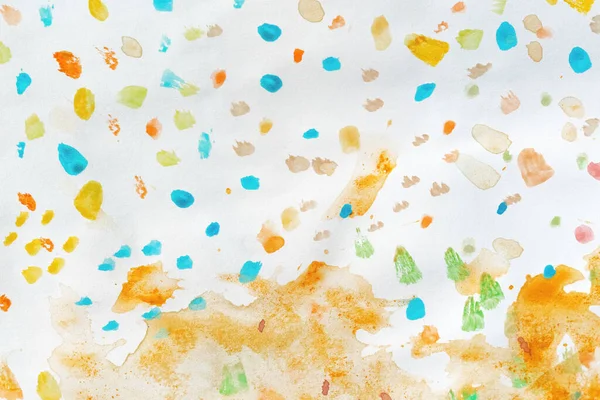 Watercolor Splash Stain Pattern Background White Paper — Stock Photo, Image