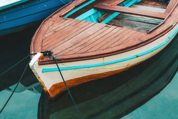 Halászhajó Tengerparti Kikötőben Kép Horvátországi Crikvenica Városában Készült — Stock Fotó