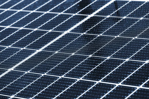 Celle Fotovoltaiche Pannello Solare Impianto Fotovoltaico Messa Fuoco Selettiva — Foto Stock