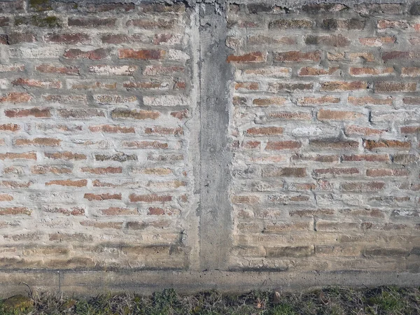 Textura Uma Parede Tijolo Velho Como Fundo — Fotografia de Stock