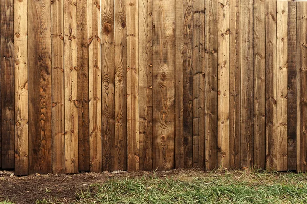 Backyard Wooden Fence Copy Space Background Worn Wood Boards Texture — 스톡 사진