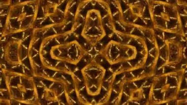 Retro biçimi psikedelik kaleydoskopik renkli soyut arkaplan, döngüsel görüntüler