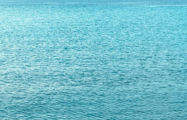 Rippled Surface Blue Sea Water Morning Selective Focus — Stock Photo, Image