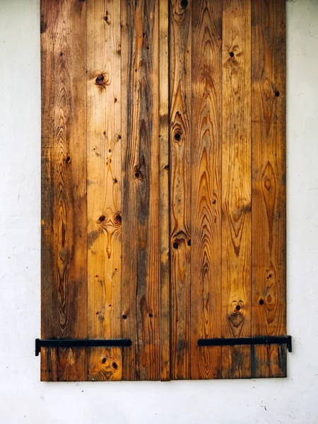 Old Closed Wooden Window Shutters Background — Stok fotoğraf