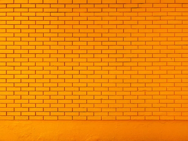 Textura Pared Ladrillo Amarillo Como Fondo — Foto de Stock