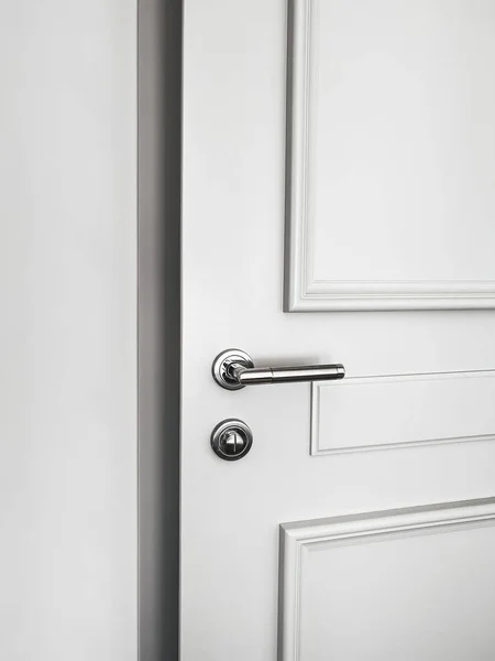 White Interior Door Home Design Concept — Stock Photo, Image