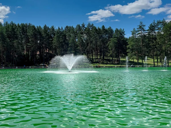 Zlatibor Serbia July 2022 Zlatibor Lake Famous Landmark Popular Travel — Stock Photo, Image