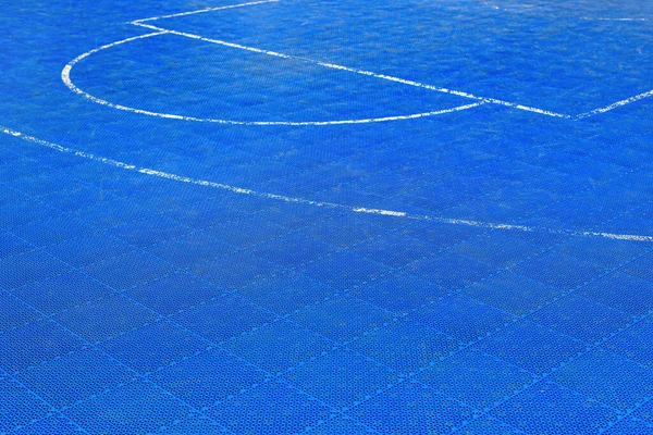 Outdoor Basketball Court Plastic Flooring Tile Detail Selective Focus — Stock Fotó