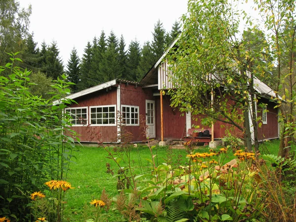 Autumn cottage — Stock Photo, Image